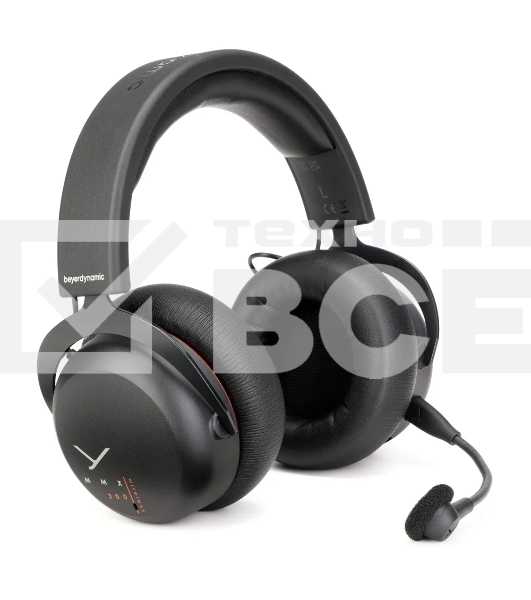 Беспроводные/проводные наушники Beyerdynamic MMX 200 Wireless черный, полноразмерные, Bluetooth + радиоканал + проводной, до 35 ч