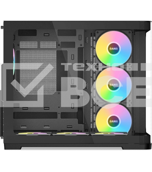 Корпус SAMA V60, Midi-Tower, чёрный, 7 x 120 мм