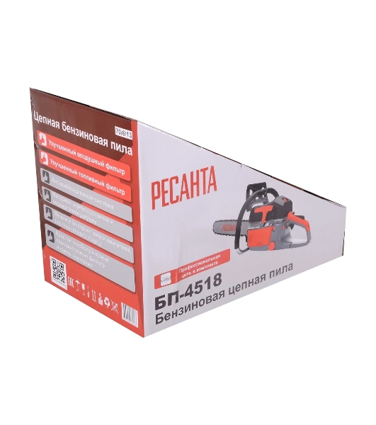 Бензопила Ресанта БП-4518 2300Вт 2.3 л.с. дл.шины:18' (45 см)