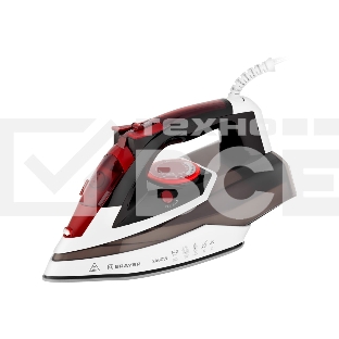 Утюг BRAYER BR4005, 2400 Вт, керамическое покрытие, пар 140 г/мин, антикапля, разбрызгивание, 360 мл, вертикальное отпаривание