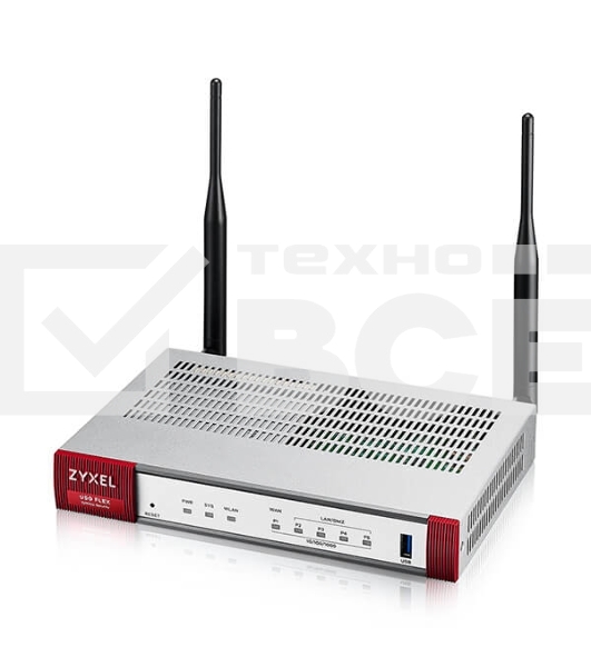 Межсетевой экран Zyxel USG FLEX 50AX, 1xWAN GE, 4xLAN/DMZ GE, Wi-Fi 6 (AX1800), 1xUSB3.0, NebulaFlex **