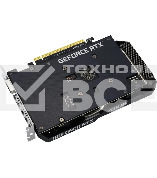 Видеокарта Asus NVIDIA GeForce RTX 3050 8192Mb DUAL-RTX3050-O8G-V2 PCI-E 4.0 128 GDDR6 1822/14000 HDMIx1 DPx3 HDCP Ret