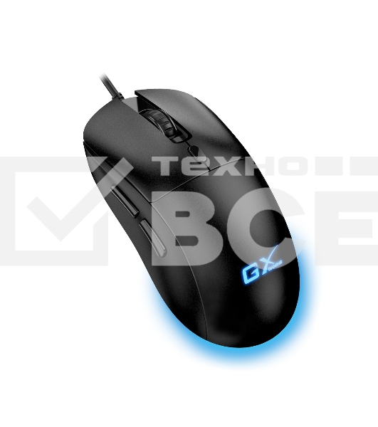 Мышь проводная Genius Scorpion M500 черный, 3200 dpi, USB, кнопки - 6