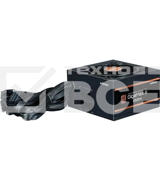 Блок питания Zalman ZM750-GV3, 750Вт, 80 PLUS Bronze, 120мм, черный