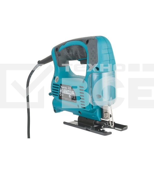  Лобзик Makita 4326 Лобзик,в\рук, {450Вт,3100об\м,ход-18мм,рез-65мм,1.8кг,кор}