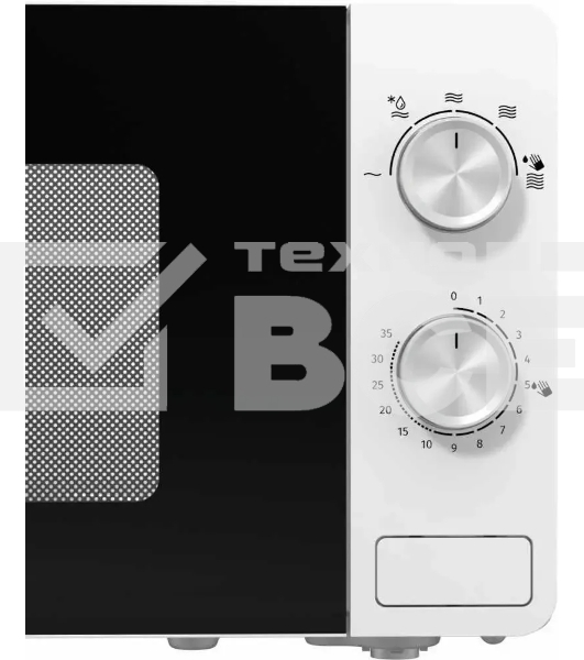 Микроволновая печь Gorenje MO20E1W белый, 20 л, 800 Вт, переключатели - поворотный механизм