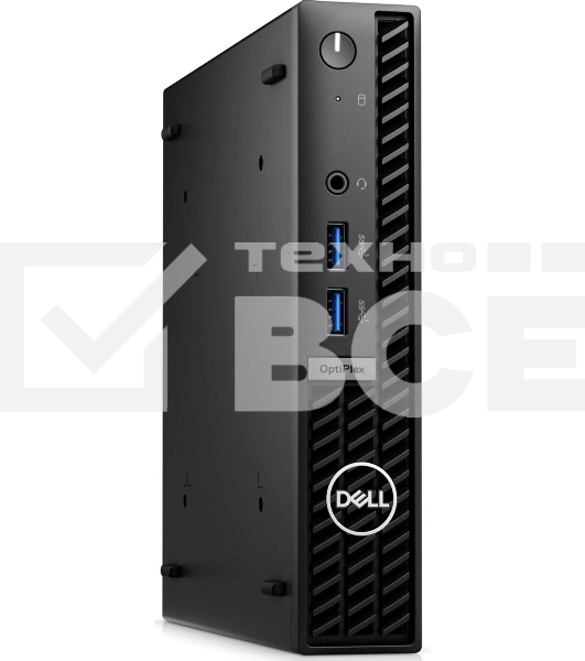 Неттоп Dell Optiplex 7020 Micro i5 14500T (1.7) 8Gb SSD512Gb UHDG 770 Windows 11 Pro GbitEth WiFi BT 90W мышь клавиатура черный (7020-5821)