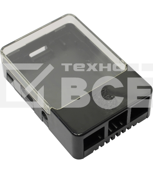 Корпус ACD RA175 Black Case w/Sense Hat hole for Raspberry Pi 3 B (CBPIHAT-BLK)