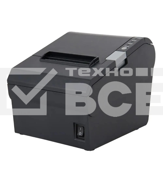 Чековый принтер Mertech MPRINT G80 прямая термопечать, 203 dpi, 250 мм/сек, Ethernet, RS-232, USB, Wi-Fi, чёрный