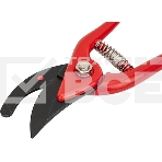 Секатор FIT 77080 Хобби 20см плоскостной лезвия внахлест сталь алюминиевые ручки, фото4