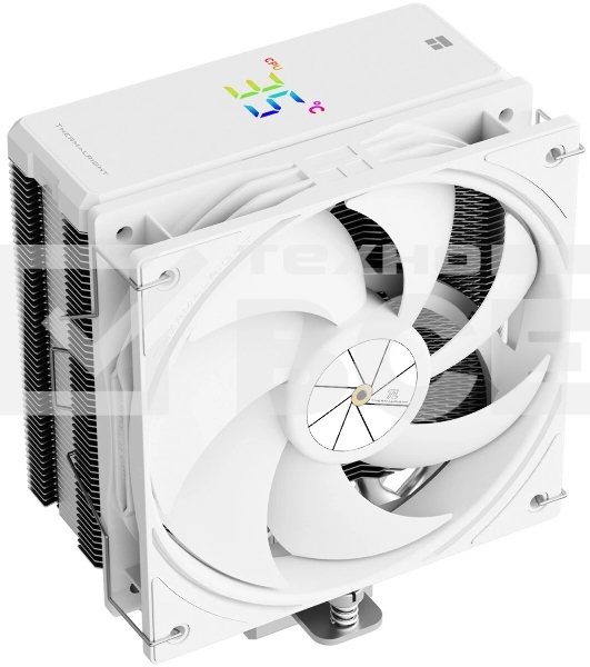 Устройство охлаждения(кулер) Thermalright Assassin X 120 R Digital Soc-AM5/AM4/1200/1700/1851 белый 4-pin 25.6dB Al+Cu LCD Ret (AX120-R-DIGITAL-WH)