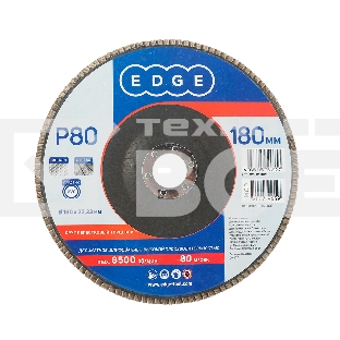 Круг лепестковый торцевой Edge by Patriot 180мм*22,23мм*P80
