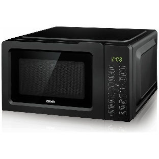 Микроволновая печь BBK 17MWS-786S/B черный, 17 л, 700 Вт, переключатели - кнопки