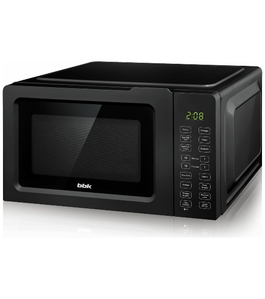 Микроволновая печь BBK 17MWS-786S/B черный, 17 л, 700 Вт, переключатели - кнопки