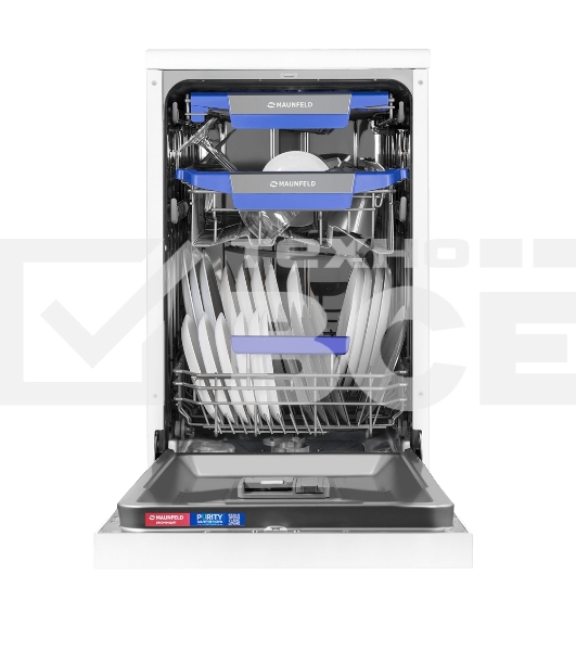 Посудомоечная машина MAUNFELD MWF45230W, белый, 45 см, 10 компл., 49 дБ, класс A++