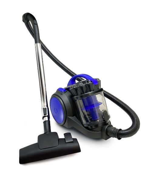 Пылесос Ginzzu VS435 черный/синий, 440/2400 Вт, уборка сухая, пылесборник контейнер 4 л