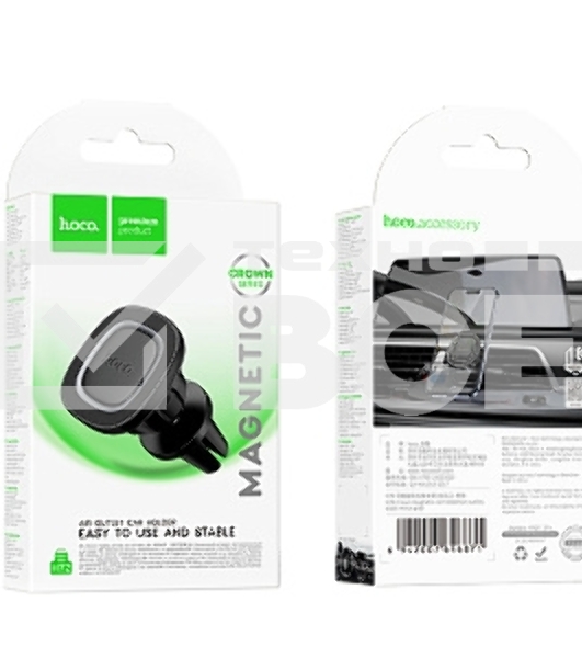 Автомобильный держатель HOCO (6942007646871) H72 4,5'-7,0', черный металлик