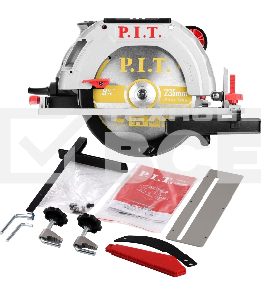 Циркулярная пила (дисковая) P.I.T. PKS235-C 2200Вт (ручная)