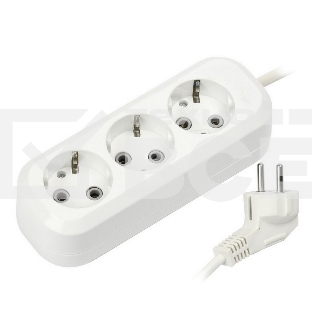 Удлинитель Smartbuy (SBE-16-3-1.5-Z) 3 гнз х 1,5 м (16А/3.5 кВт, ПВС 3х1.0)