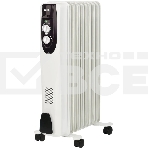 Обогреватель масляный Ballu Classic BOH/CL-09WRN (9 секций), белый, 2000 Вт, 25 м2, термостат, фото 1