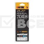 Нож Denzel 18 мм, сменное лезвие, SK4, корпус из ABS + TPR, торцевой зажим, фото6