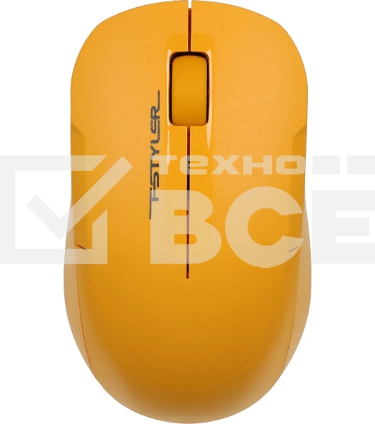 Мышь беспроводная A4Tech Fstyler FG15CS Air2 желтый, 1200 dpi, радиоканал, USB, кнопки - 3