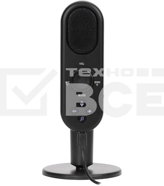 Микрофон проводной Оклик MP-M300 1.5м черный