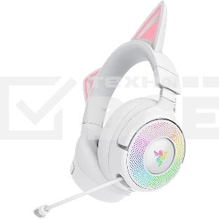 Гарнитура Razer Kraken Kitty V3 Pro белый, беспроводная, bluetooth, до 70 ч, подсветка