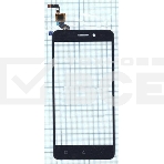 Сенсорное стекло (тачскрин) для Lenovo K6, черное, фото 1