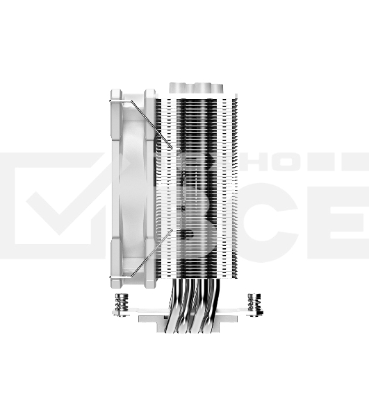 Кулер ID-COOLING SE-224-XTS ARGB белый 120мм алюминий+медь 1500rpm 29db 4-pin 220W 151мм