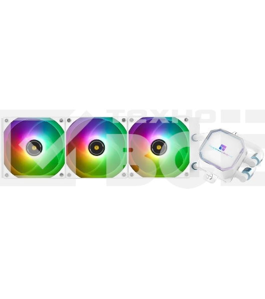 Система водяного охлаждения Thermalright Frozen Prism 360 ARGB Soc-AM5/AM4/1151/1200/2066/1700 белый 4-pin 27dB Al Ret (F-PRISM-360-WH-ARGB)