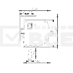 Экран с электроприводом Lumien Cinema Control LCC-100118 241x400 см (раб.область 220х390 см) Matte White черн. кайма по периметру, белый корпус, 16:9, фото4