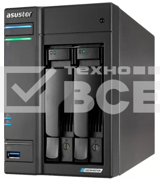 Сетевой накопитель ASUSTOR AS6702T /2BAY/EU/4GD4 (90IX01N1-BW3S20)