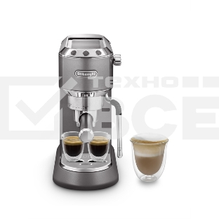 Кофеварка рожковая DeLonghi EC885.GY серый, исп. кофе - молотый, 1.1 л, 1300 Вт, 15 Бар.