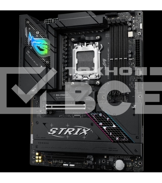 Материнская плата ASUS ROG STRIX B850-F GAMING WIFI, AM5, AMD B850, 4xDDR5, 2xSATA, 4xM.2, 1xPCIe 5.0 x16, 1xPCIe 4.0 x16, 1xPCIe x4, 1xDP, 1xHDMI, 1x2.5Gb LAN, 1xUSB-C 20Gbps, 1xUSB-C 10Gbps, 3xUSB-A 10Gbps, 4xUSB 5Gbps, 4xUSB 2.0, 3x3.5 мм, 7.1, ATX