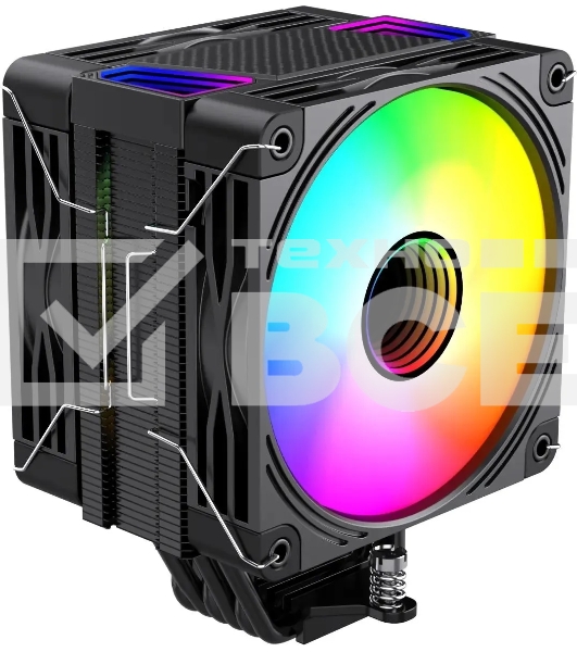 Кулер для процессора Bloody BD-AC230-ARGb1 ARGb черный, 120 мм, алюминий/медь, 1600 об/мин, 32 дБ, 4 pin, 230 Вт, 154 мм