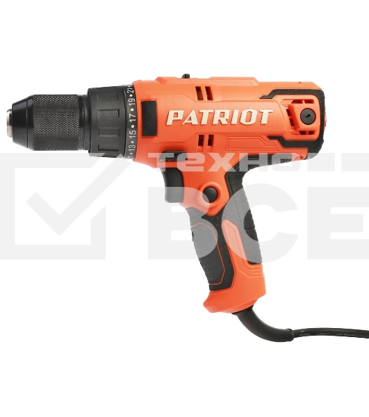 Дрель-шуруповерт Patriot FS 313, Сетевая, 300 Вт