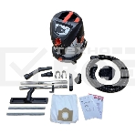 Строительный пылесос INTERSKOL PU-20/1400P серый, 230/1400 Вт, уборка сухая/сбор воды/выдув, пылесборник мешок/контейнер, 20 л, фото2