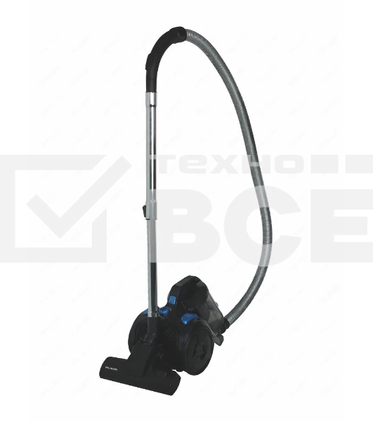 Пылесос WILLMARK VC-2057CY (2000Вт., объем 4.5л., без мешка., ругулятор мощности., доп насадка.,)
