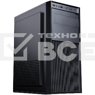 Компьютерный корпус Accord A-300 черный без БП ATX 1x120мм 2xUSB 2.0 1xUSB 3.0 audio