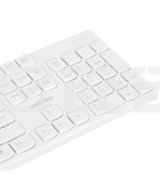 Клавиатура проводная мультимедийная Smartbuy ONE 238 USB белая (SBK-238U-W)/20