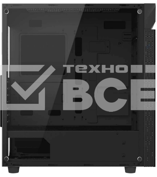 Компьютерный корпус Gigabyte C200 GB-C200G черный без БП ATX 5x120mm 4x140mm 2xUSB3.0 audio bott PSU
