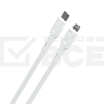 Кабель MORE CHOICE (4620202553256) K63ia 2м USB 3.0A PD 27W для Lightning ng 8-pin Type-C - 2м, белый, фото4