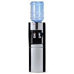 Кулер для воды AEL LC-AEL-47, верхняя загрузка, нагрев 90 °С, охлаждение 10 °С, черный/серебристый, фото 1