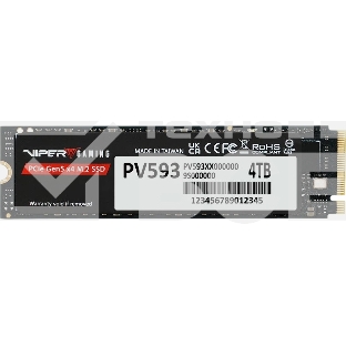 Накопитель SSD M.2 Viper 4.0Tb VP593 Series <PV593P4TbM28H> (PCI-E 5.0 x4, up to 14000/13000MBs, 3D TLC, 3000TbW, DRAM, NVMe 2.0, SM2508)