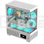 Компьютерный корпус AeroCool / Formula V Line Crystal E1 White, ATX, TYPE-C*1, USB3.0*2, Switch Display Panel, фото7