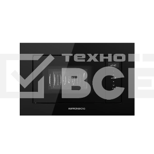 Встраиваемая микроволновая печь Kuppersberg HMW 622 B, ВхШхГ 390х595х315, объем 20 л, мощность 800 Вт, 5 уровней мощности, гриль, 6 автоматических программ, размораживание, сенсорное управление, цвет черный
