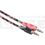 Гарнитура проводная с микрофоном Oklick Phoenix HS-L320G черный/красный 1.9м мониторы оголовье (NO-3000), фото5