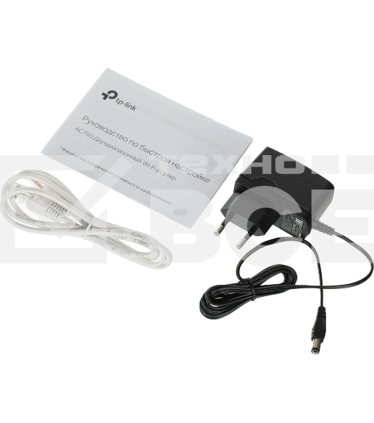 Роутер беспроводной TP-Link Archer C24 AC750 10/100BASE-TX белый