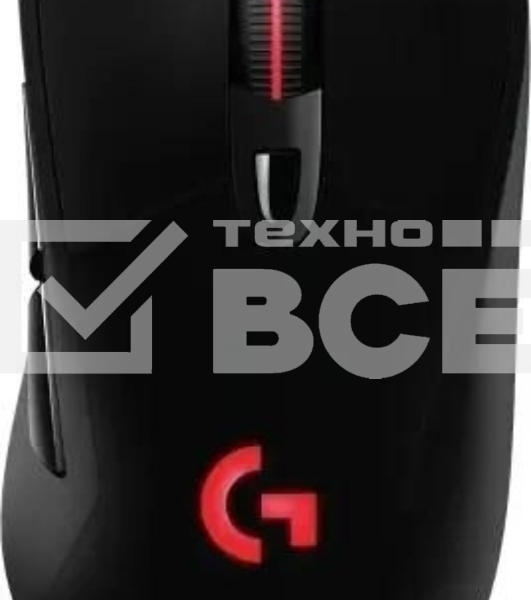 Мышь игровая Logitech G703 Lightspeed черная, сенсор 100-25600dpi (Hero25K), беспроводная 2.4GHz + USB 1,8м, 5 программируемых кнопок + колесо прокрутки, RGB-подсветка, под правую руку